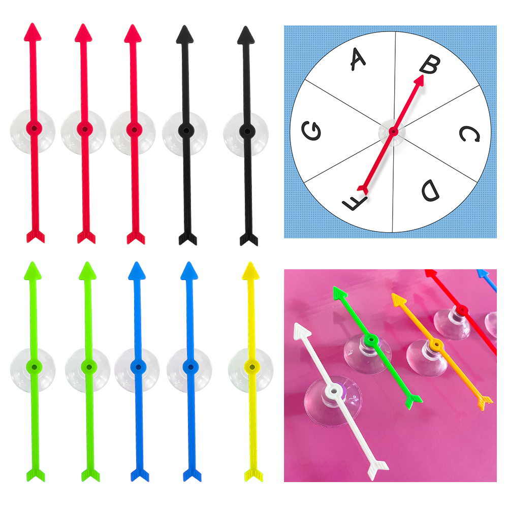 Party Games Using Cups - 4 Inch Plastic Arrow Game Spinners