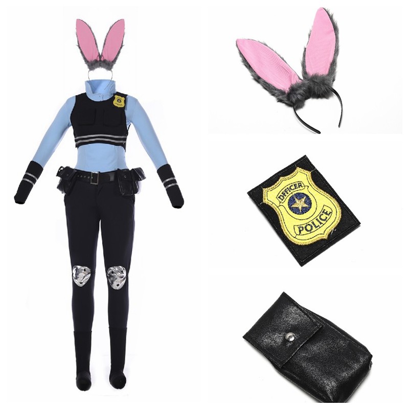 Zootopia Party Games - Judy Hopps Cosplay Costume for Women