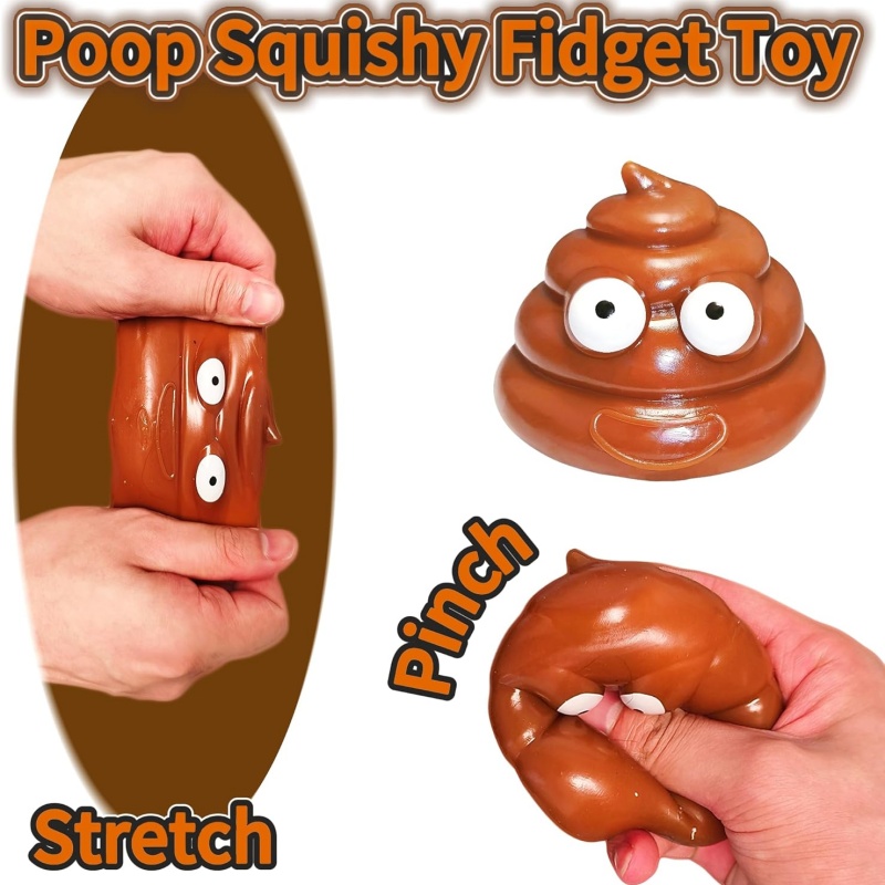 Cute Fidget Squeeze Poo Toy St - Party Games Adults Funny ulasan dan harga