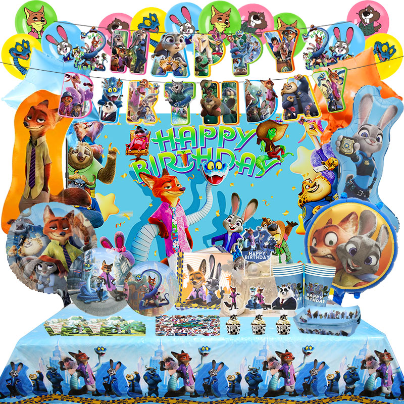 Zootopia Birthday Party Decora - Zootopia Party Games ulasan dan harga