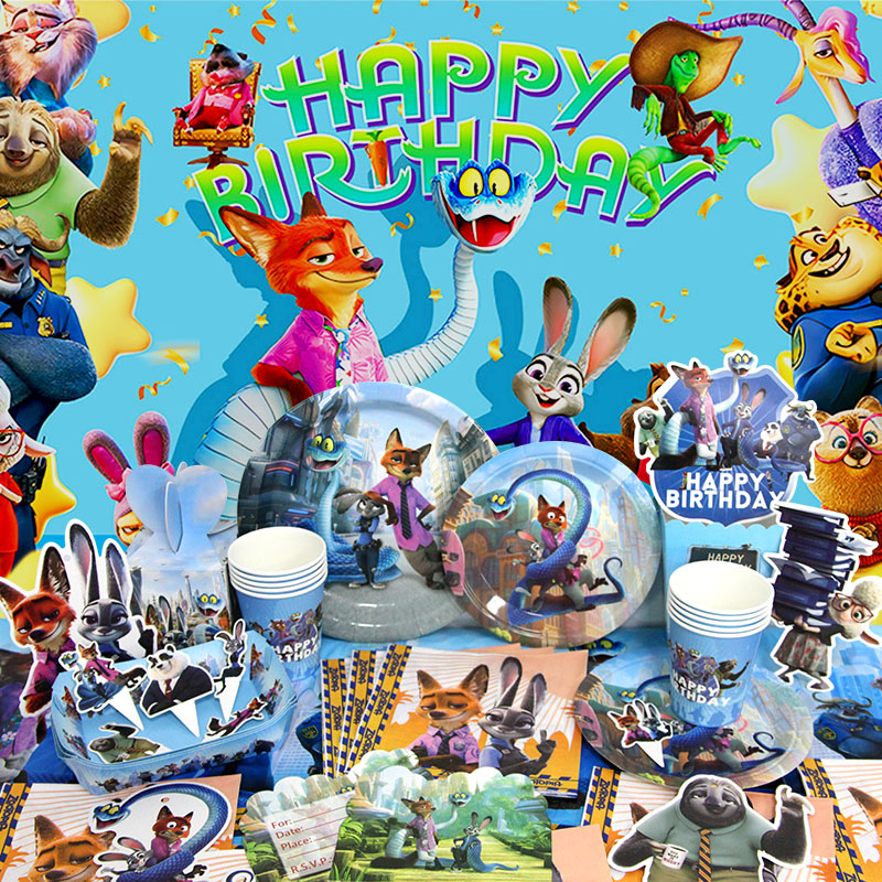 Zootopia Birthday Party Decora - Zootopia Party Games ulasan dan harga