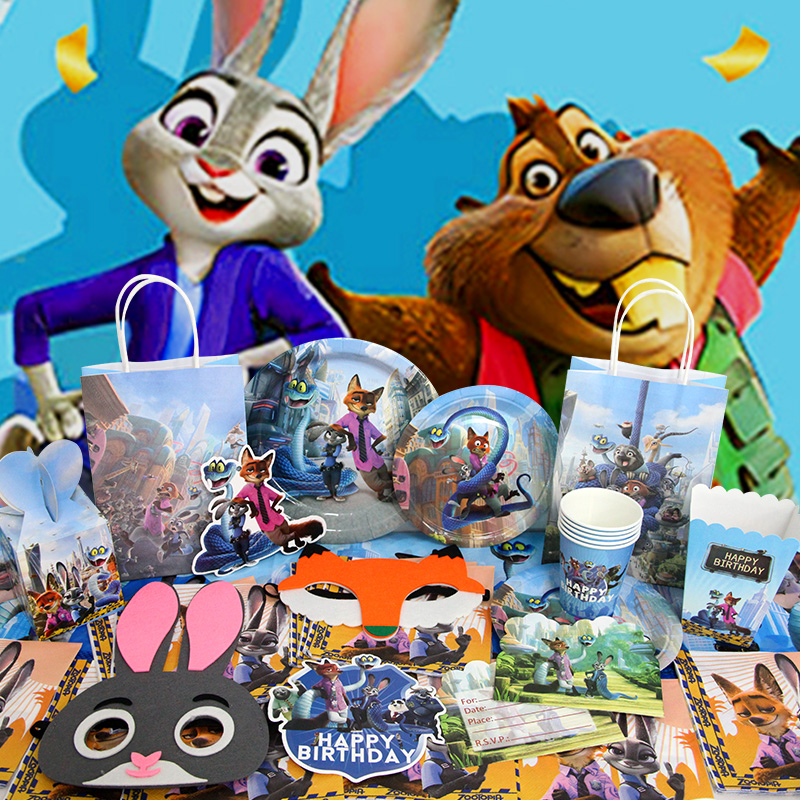 Zootopia Birthday Party Decora - Zootopia Party Games ulasan dan harga