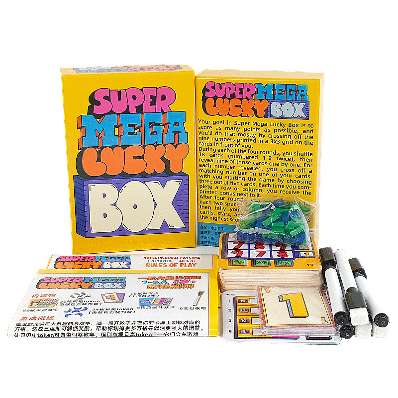 Super Mega Lucky Box Board Gam - Party Family Games ulasan dan harga