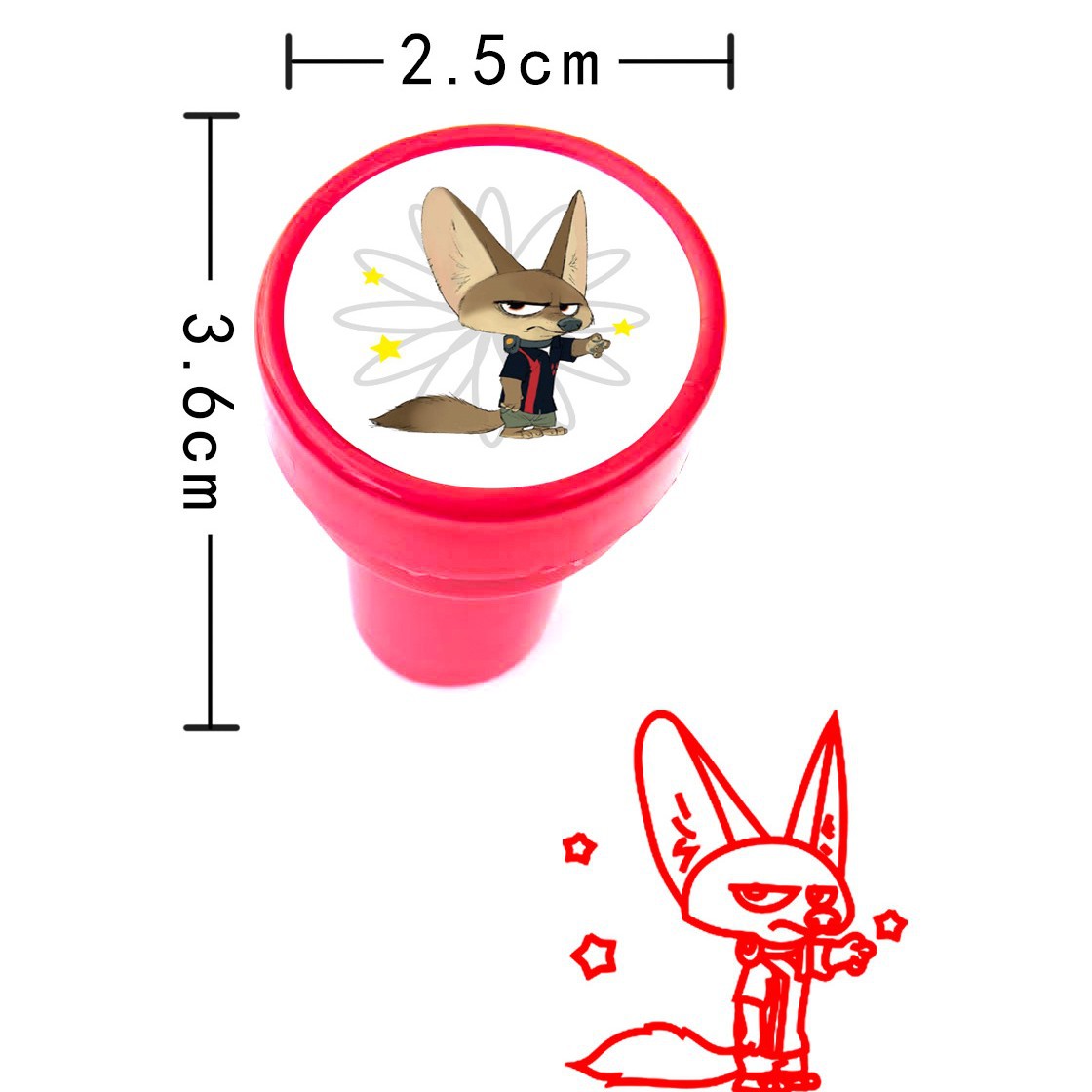 10Pcs Zootopia Kids Stamp Cart - Zootopia Party Games ulasan dan harga