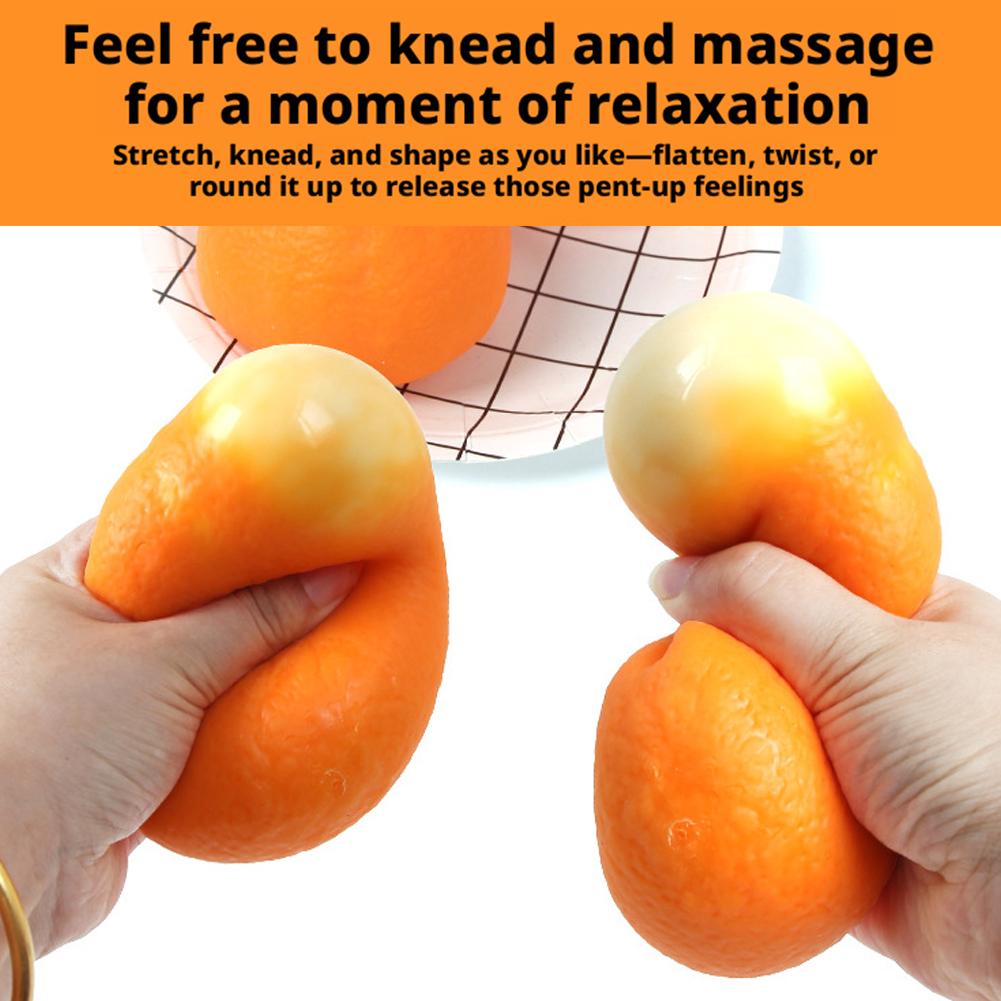 Realistic Orange Squeeze Toy,  - Party Games Adults Funny ulasan dan harga