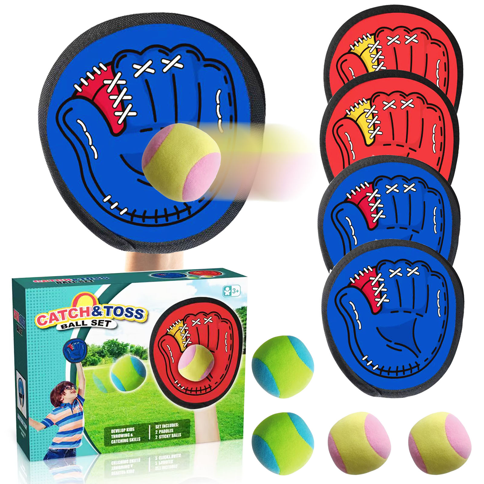 4Set Kids Sucker Sticky Ball T - Limbo Game Set ulasan dan harga