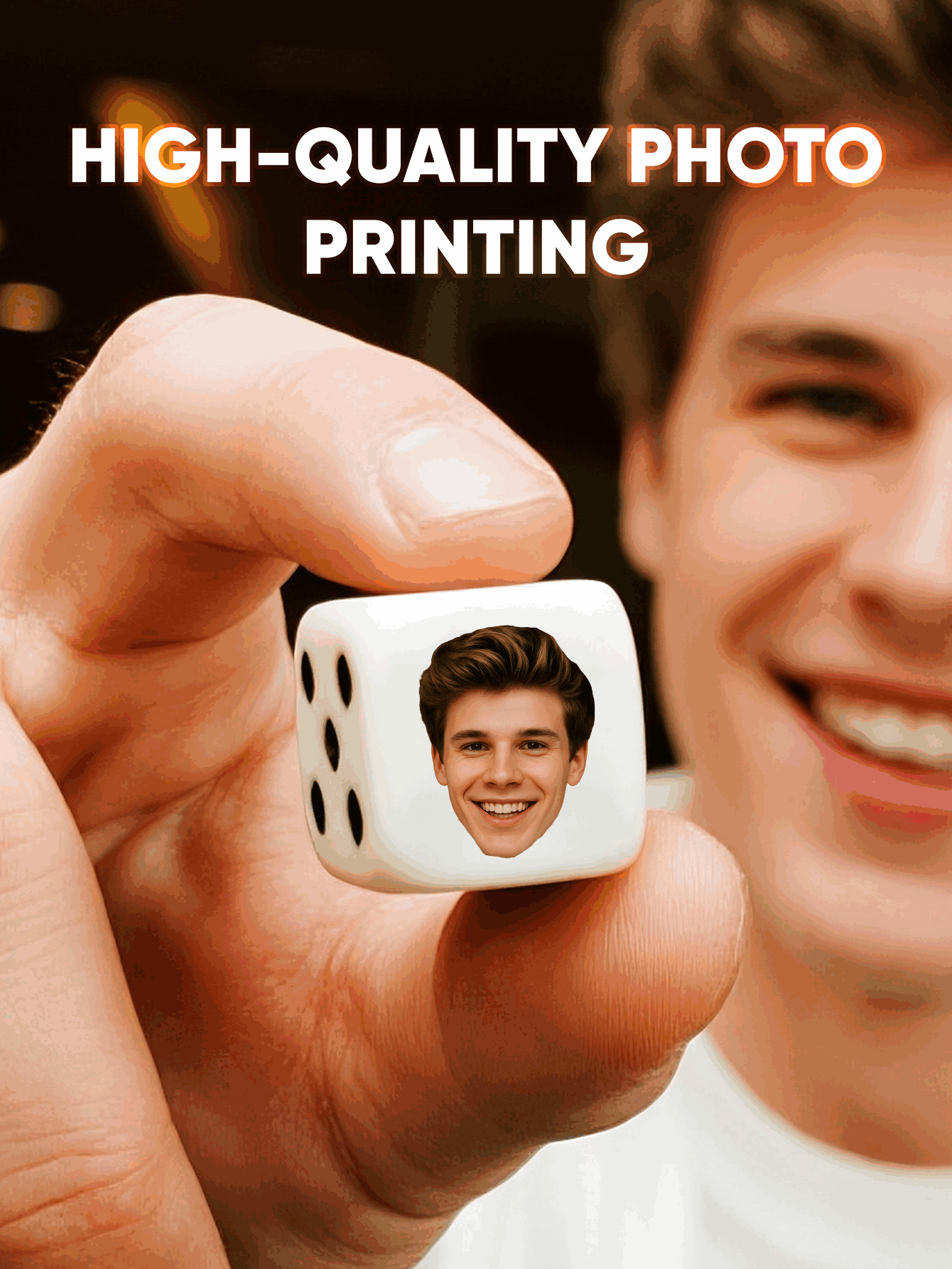 Custom Face Dice Personalized  - Party Family Games ulasan dan harga