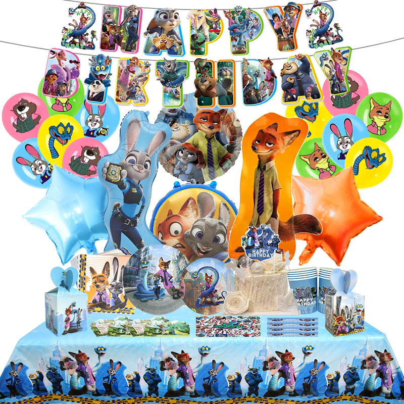 Zootopia Birthday Party Decora - Zootopia Party Games ulasan dan harga