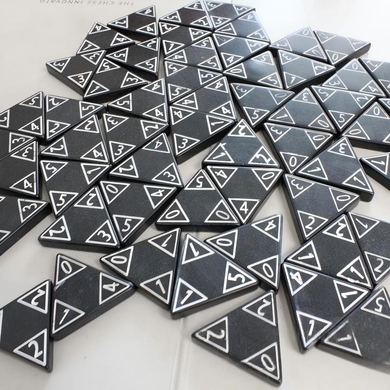 56Pcs Triangular Domino Game S - Party Family Games ulasan dan harga