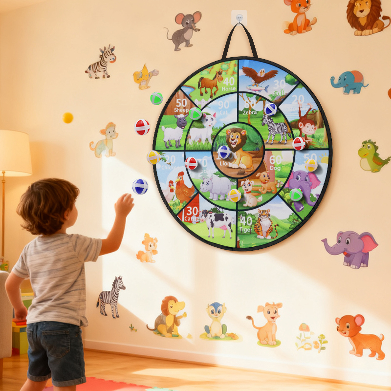 New Foldable Animal World Dart - Limbo Game Set ulasan dan harga