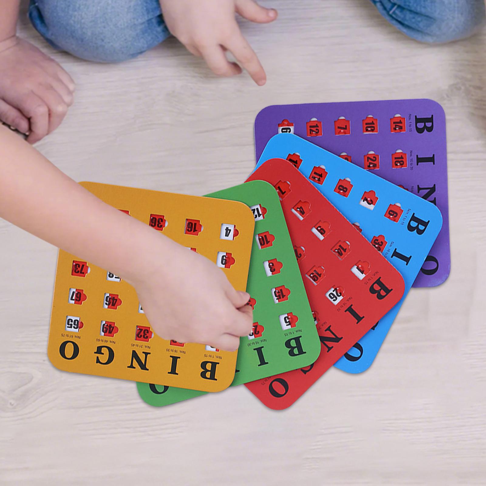 5pcs Sliding Bingo Game Cards  - Party Games Board Game ulasan dan harga