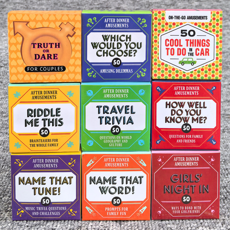 50 Pieces After-Dinner Amuseme - Party Family Games ulasan dan harga