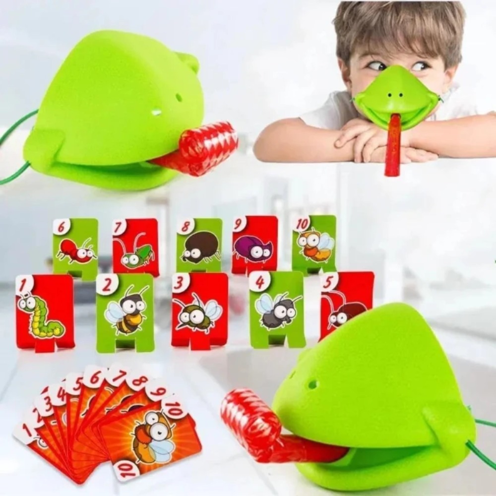 Frog Lizard Mask Wagging Tongu - Party Family Games ulasan dan harga