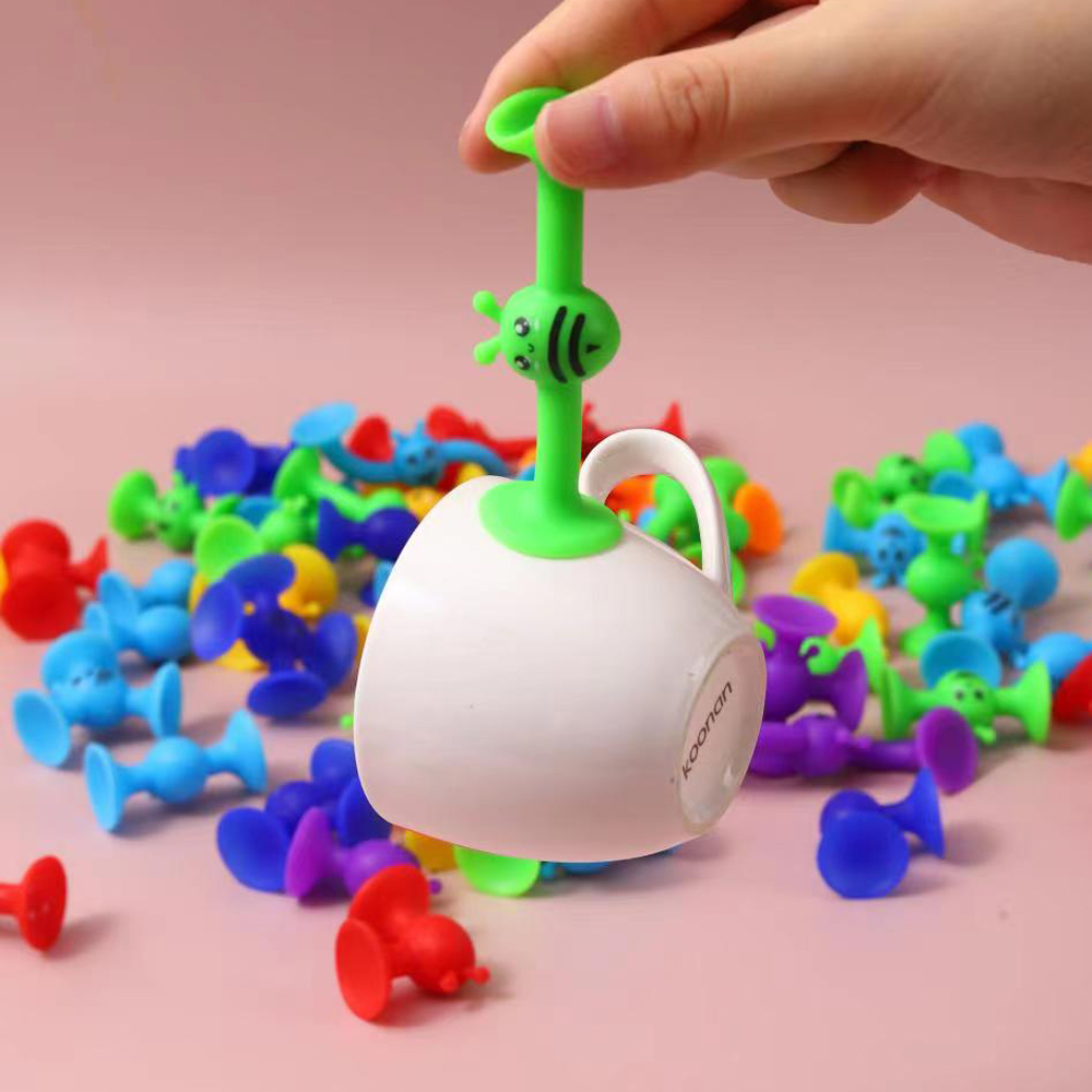 Bees Suction Cup Toy, Soft Bui - Limbo Game Set ulasan dan harga