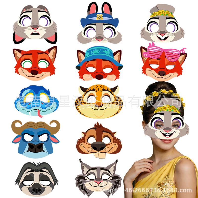 Dsn Figure 12Pcs/set  Zootopia - Zootopia Party Games ulasan dan harga