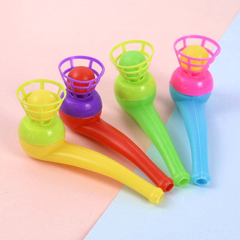 6/12Pcs Magic Blowing Pipe Flo - Party Games Gender Reveal ulasan dan harga