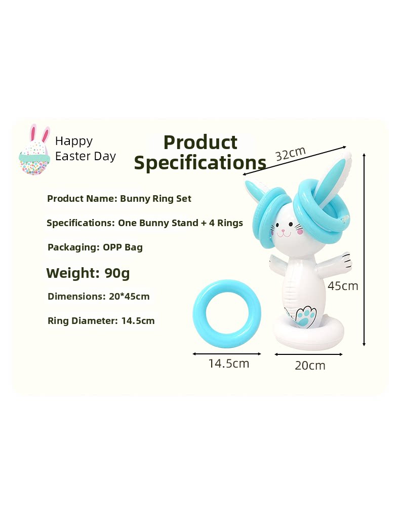 Easter Inflatable Bunny Ring T - Party Games Easter ulasan dan harga