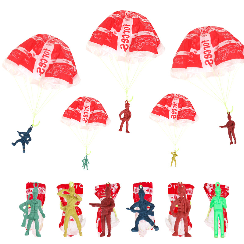 10pcs Plastic Ejecting Parachu - Party Games Gender Reveal ulasan dan harga