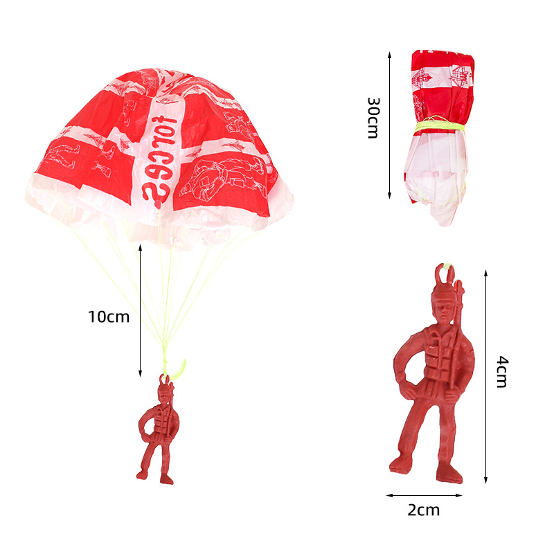 10pcs Plastic Ejecting Parachu - Party Games Gender Reveal ulasan dan harga