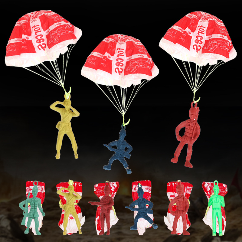10pcs Plastic Ejecting Parachu - Party Games Gender Reveal ulasan dan harga
