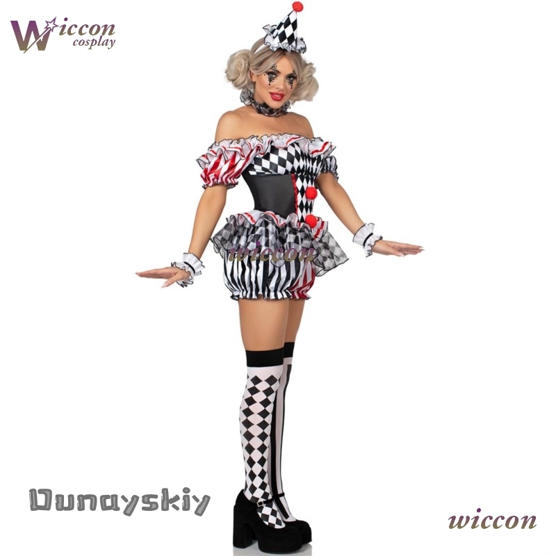 Women Clown Cosplay Costume Ci - Party Games Free Online ulasan dan harga