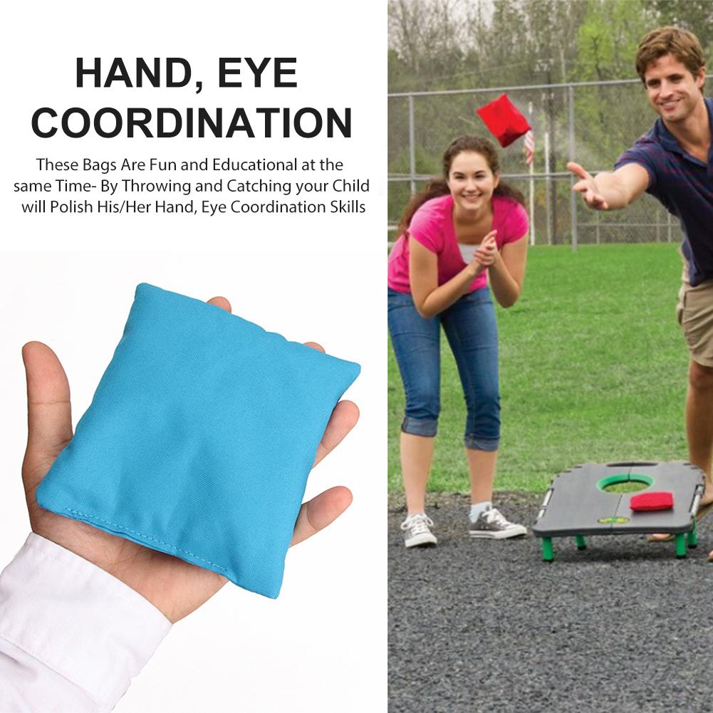 8PCS 10x10cm Cornhole Bean Bag - Limbo Game Set ulasan dan harga
