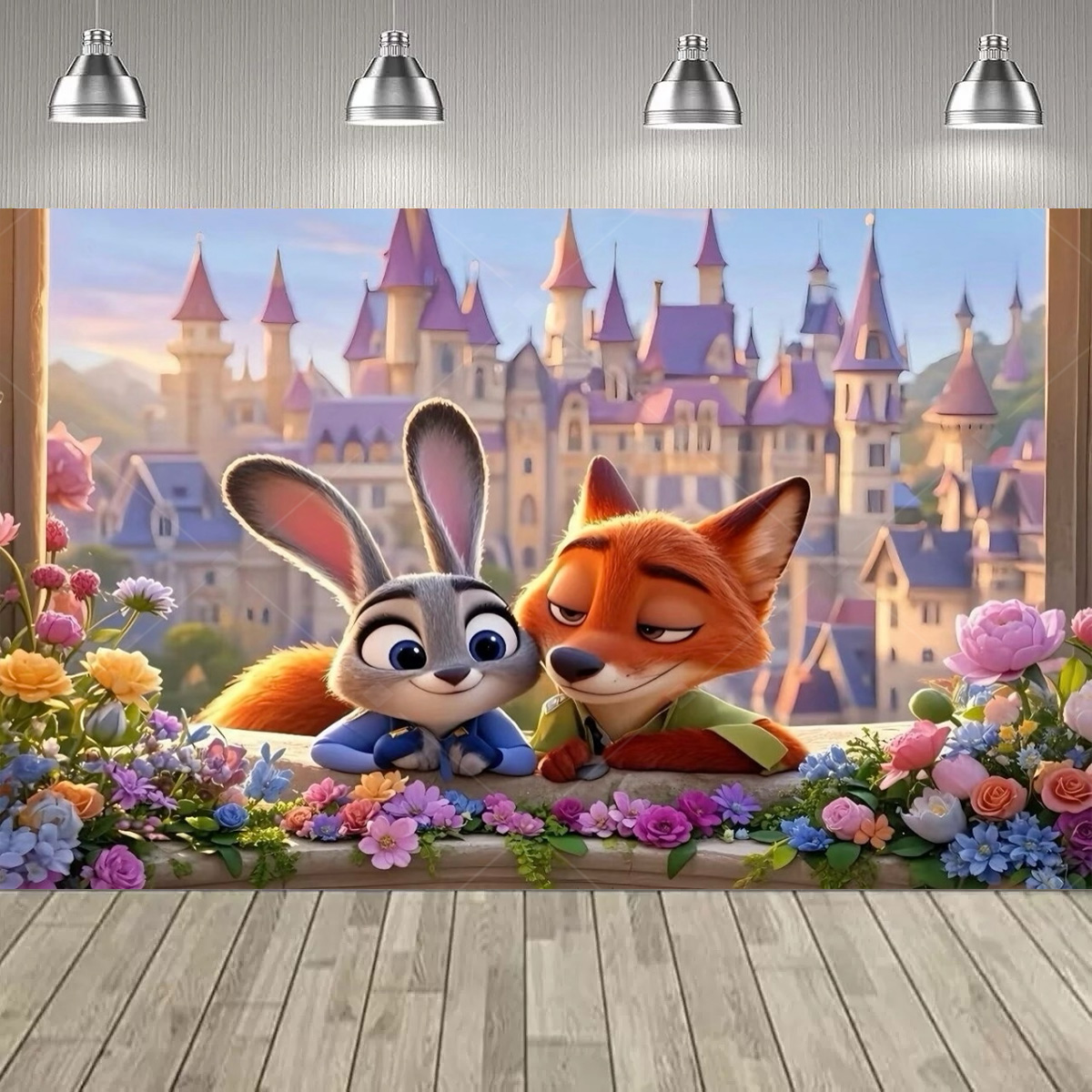 Cartoon Zootopia Party Decorat - Zootopia Party Games ulasan dan harga
