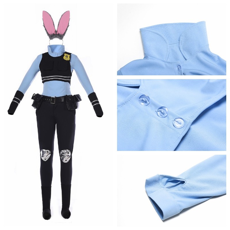 Judy Hopps Cosplay Costume for - Zootopia Party Games ulasan dan harga