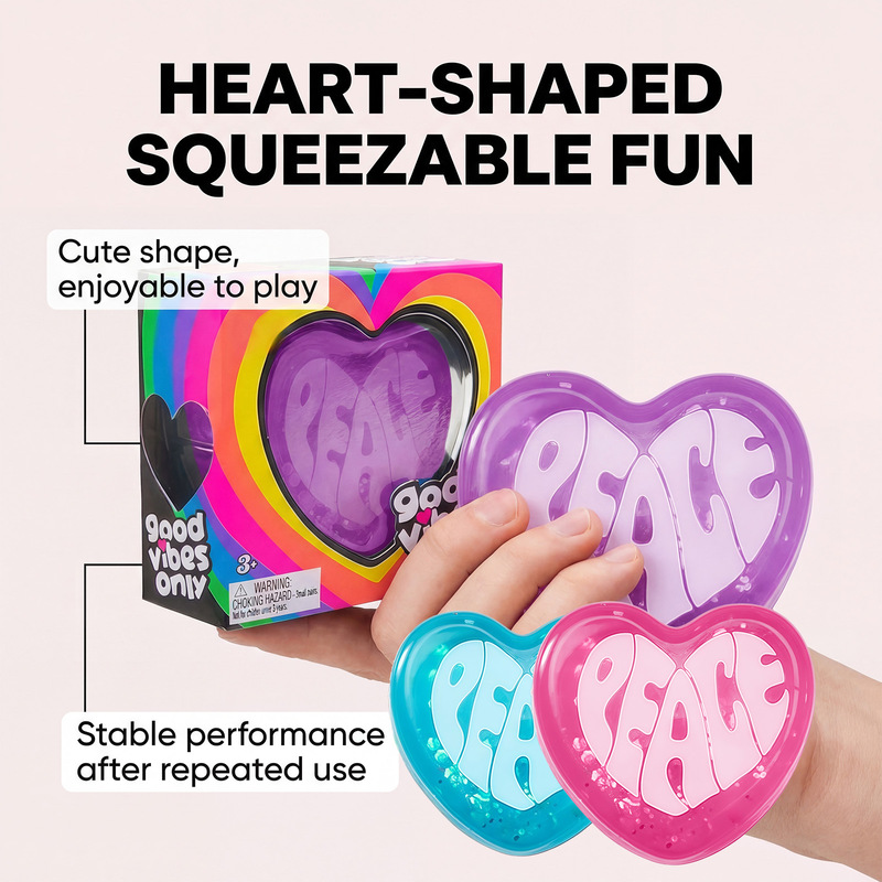 InStock PEACE Heart Shape Squi - Party Games Adults Funny ulasan dan harga