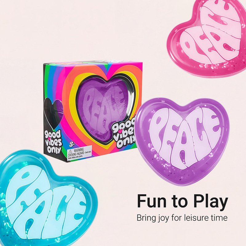 InStock PEACE Heart Shape Squi - Party Games Adults Funny ulasan dan harga